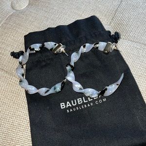 Bauble Bar Jumbo Hoop Earrings
